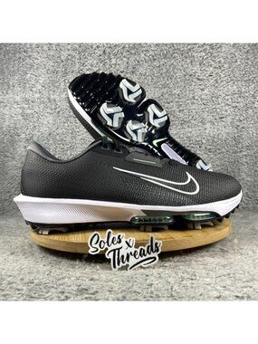 Nike Zoom Infinity Tour 2 Golf Spikes Size 11.5 WIDE Men Black White FD0218-002
